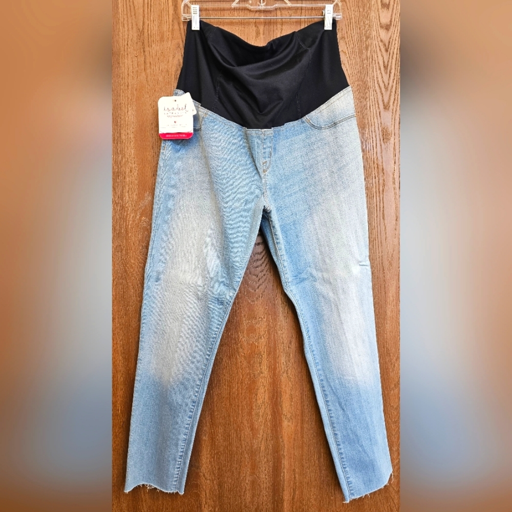 Women's Isabel Maternity jegging, light blue, 16/33, 28" inseam, NWT